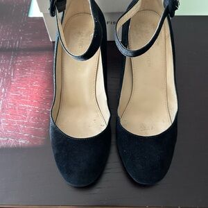 Marc Fisher Black Suede Heels